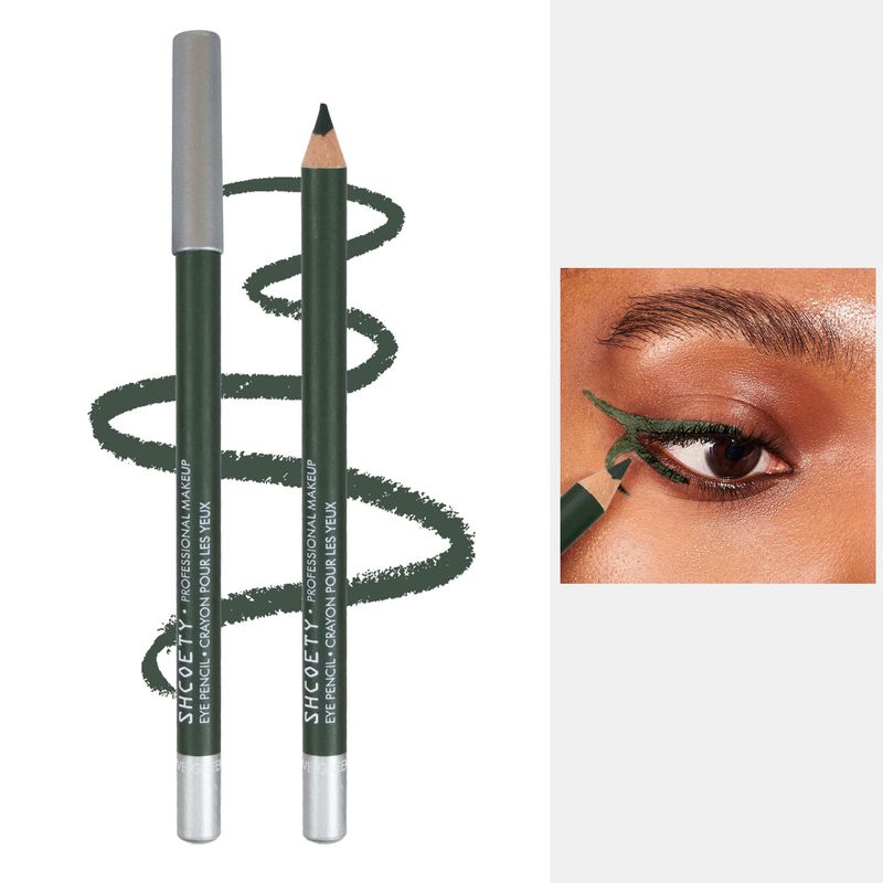 SHCOETY Eyeliner und Augenbrauenstift aus Holz, Make-up-Stift mit doppeltem Verwendungszweck, wasserfest, wischfest, langlebig, verschmiert nicht_voghion.com