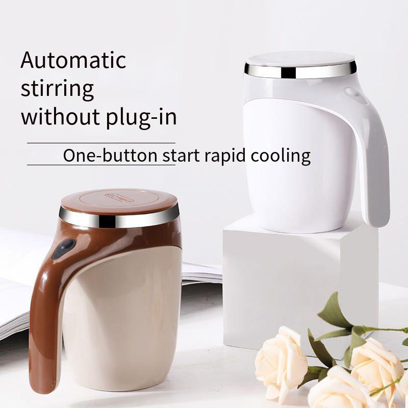 Tasse à café électrique rechargeable transfrontalière, mains libres, portable, pour voyage, bureau et maison, avec agitateur automatique._voghion.com
