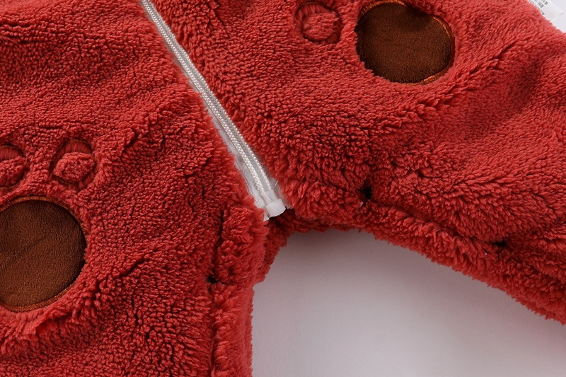 Lasten vaatteet Vauvan onesie talvella vastasyntyneen lämpimät ryömintävaatteet vauvan pehmo ulkona_voghion.com