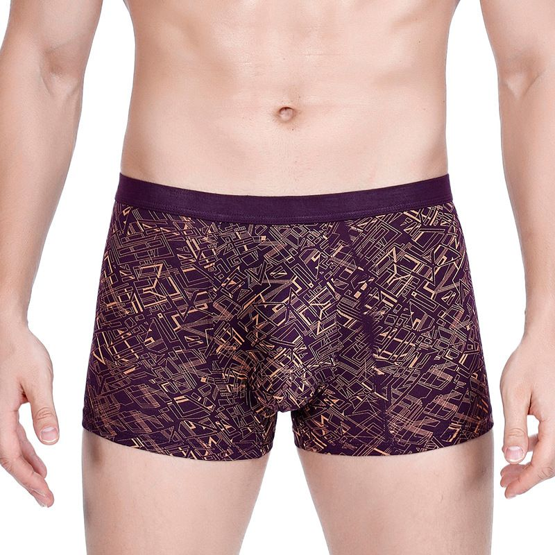 4 KOSNE boksarice velike velikosti brezšivne bombažne moške boksarice poletne tanke hlače velikosti L-3XL_voghion.com