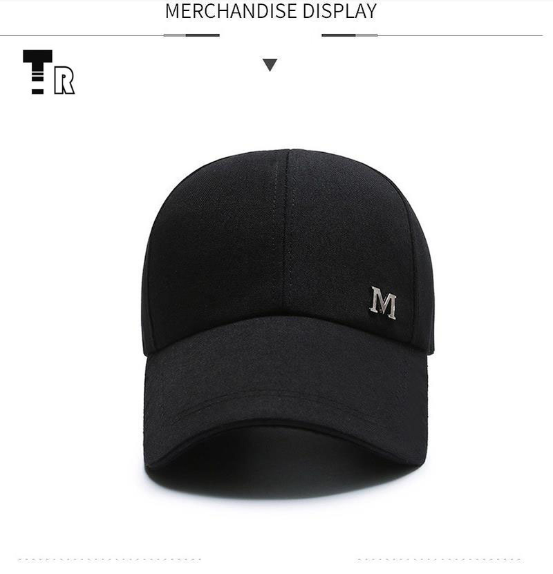 Men's Hats Hat Spring Men And Women Lengthened Sandwich Brim Canvas Cap Men Sports Sun Protection Fishing Baseball Cap_voghion.com