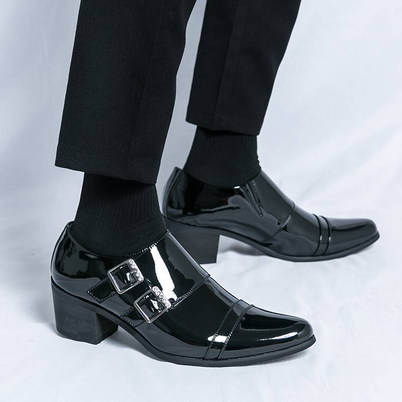 Herren Lederschuhe Größe Spitz Leder Freizeitschuhe Schuhe Mode Business Herren Hochzeit Zehe Bequeme Server Schuhe_voghion.com