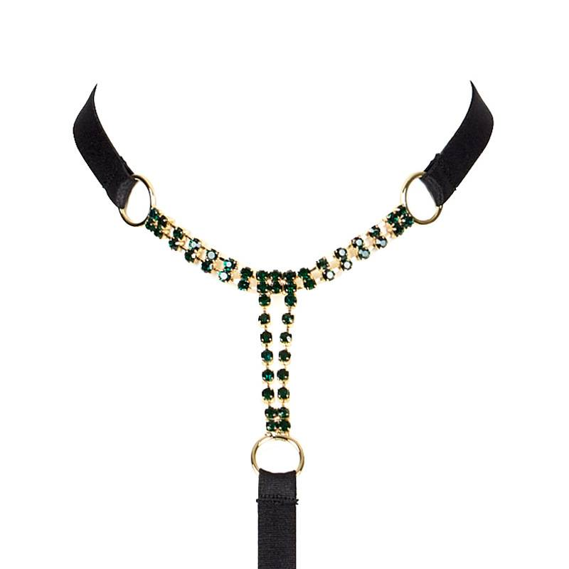 KOOSSOASIS Deep V Free-to-take-off Jumpsuit Close-fitting Sexy Lingerie Female Tulle Sexy Buttocks Cross Back Temptation Net_voghion.com