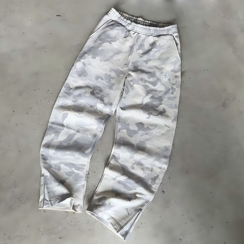 Europäische und amerikanische elastische Reißverschlusshose mit Reißverschluss, einfarbig, Freizeithose, High Street, Hip-Hop, Rap, Street, Y2k_voghion.com