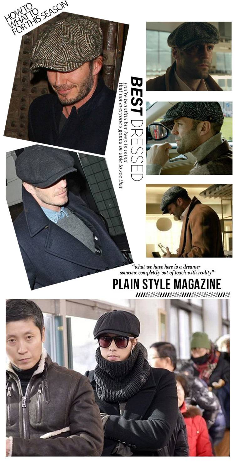 High-quality Designer Woolen Octagonal Hats/newsboy Hats/berets/baseball Caps/outdoor Men's And Women's Hats/painter Hats_voghion.com
