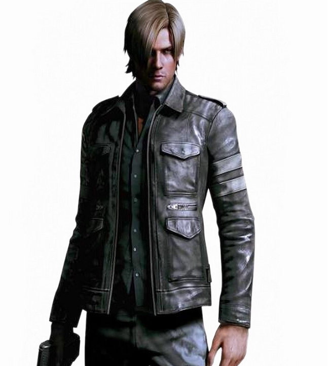 Veste courte en cuir PU coupe slim pour homme – Col montant élégant avec poches contrastées (M-3XL, noir, légère pour le printemps/l'automne)_voghion.com