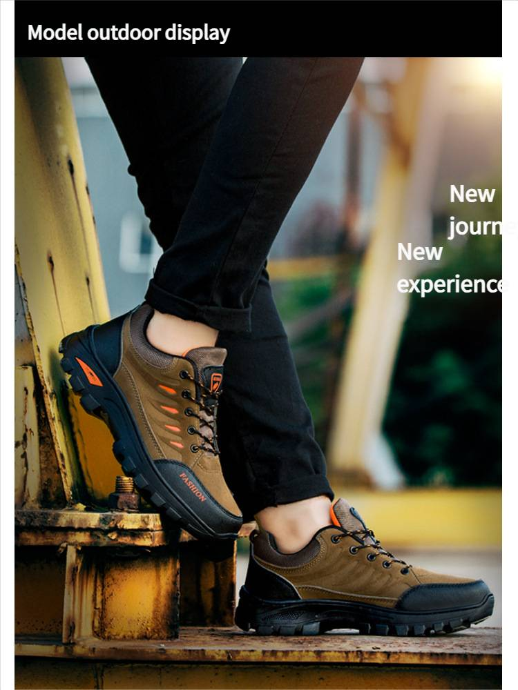 Zapatos de senderismo para exteriores, de punta redonda y tacón plano, cálidos y cómodos, resistentes al frío._voghion.com