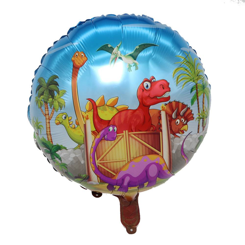 Jurassic Dinosaur Foil Balloons Set - 30 Styles Including T-Rex, Velociraptor & Brachiosaurus_voghion.com