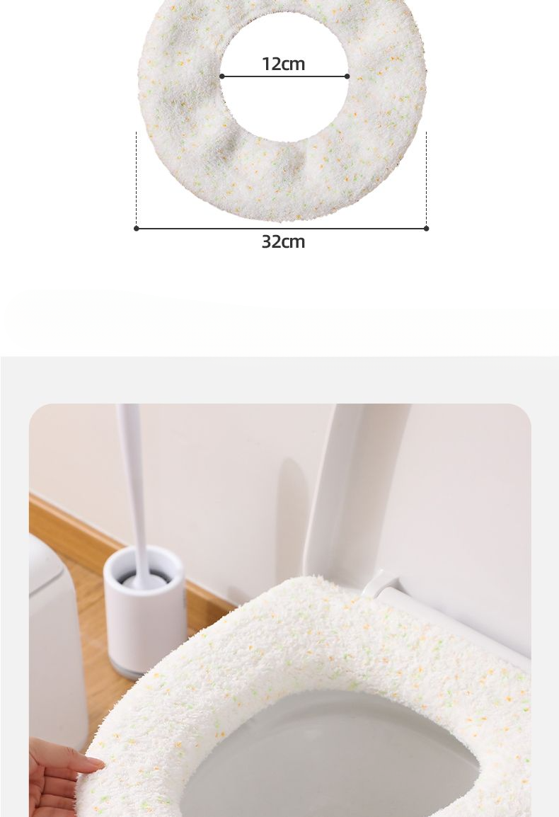 Cuscino Inverno 2024 Nuovo Modello Copriwater Universale per Tutte le Stagioni con Fodera in Pile Ispessito_voghion.com