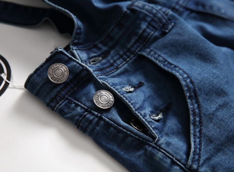 Herren Denim Overalls Jeans Hosen Jumpsuits_voghion.com