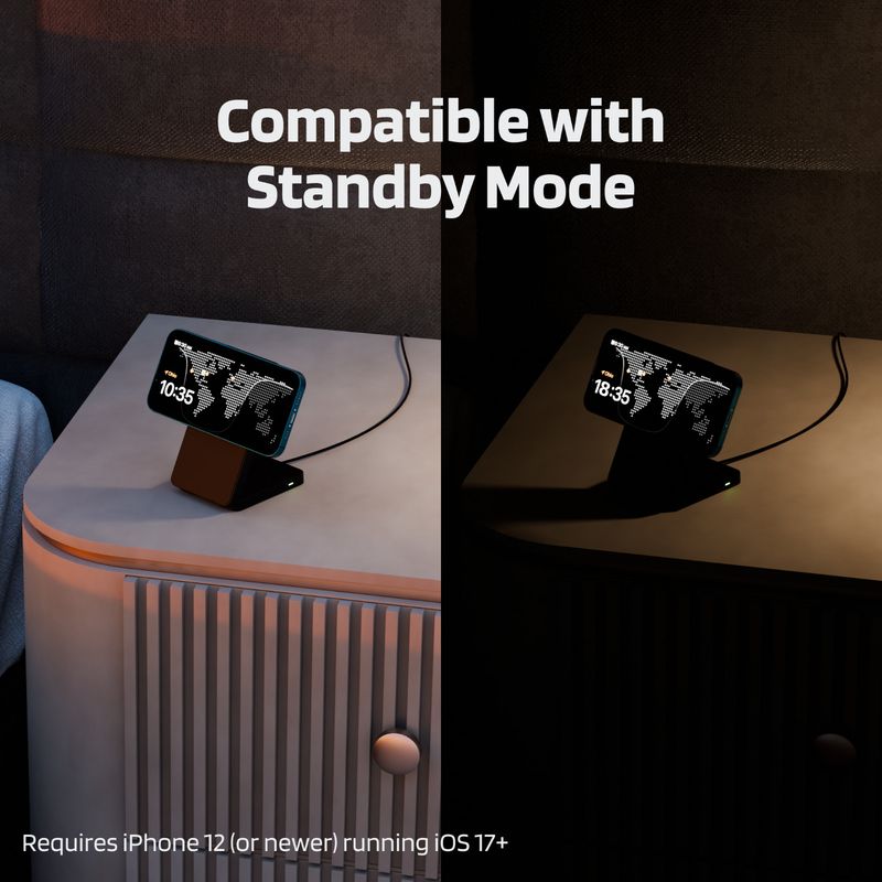 MagSafe Charger Stand Dock Fast Wireless Charging Holder For IPhone 15 16 Pro_voghion.com