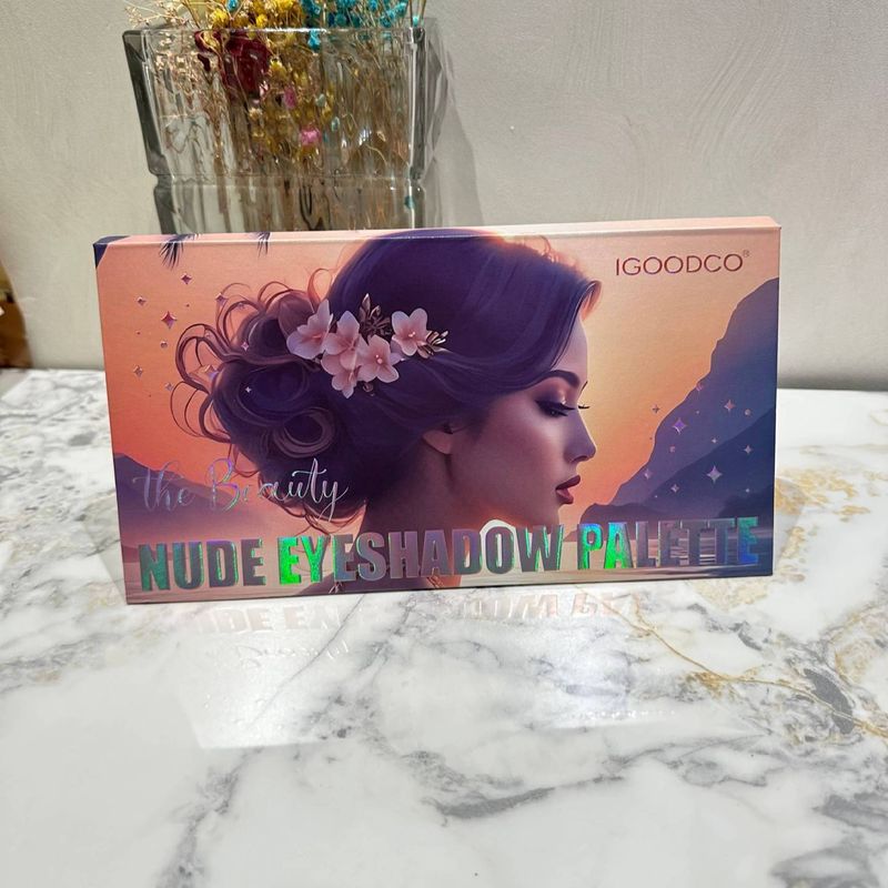 50-Color Sunset Eyeshadow Palette - Matte & Shimmer Makeup (Sunset Beauty Design Travel-Friendly Vegan & Cruelty-Free With Mirror & Brush)_voghion.com