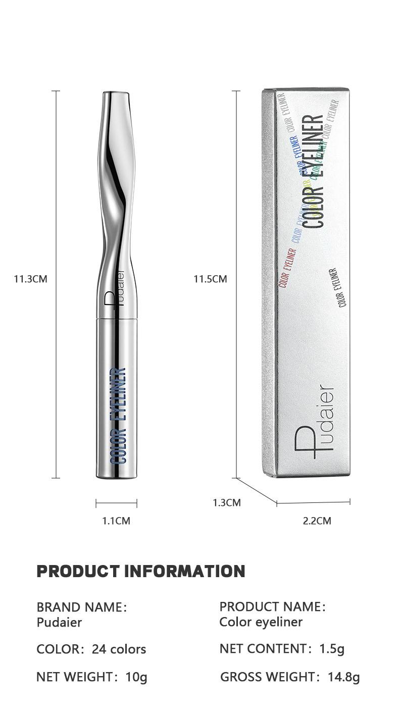 Eyeliner Langanhaltender, wasserfester Flüssig-Eyeliner-Stift Extrem fein gefärbter Flüssig-Eyeliner_voghion.com