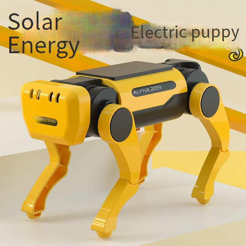 Leksaker Spel Vetenskap och utbildning Solrobot Hund Gör-det-själv-teknik Småproduktion Liten uppfinning Grundskoleelever STEM Vetenskapsexperiment Leksaker_voghion.com