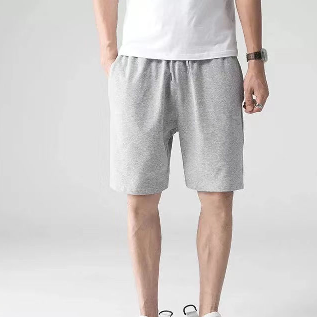 Ropa de verano para hombre, pantalones holgados de cinco puntos, informales, finos y rectos, para playa, pijamas, chándal, talla grande_voghion.com