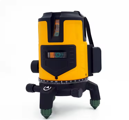 Hochwertiges horizontales Kreuzlinien-Grad-Set mit Stativ, grünem Laser-Level, 5 Linien, Laser-Level_voghion.com