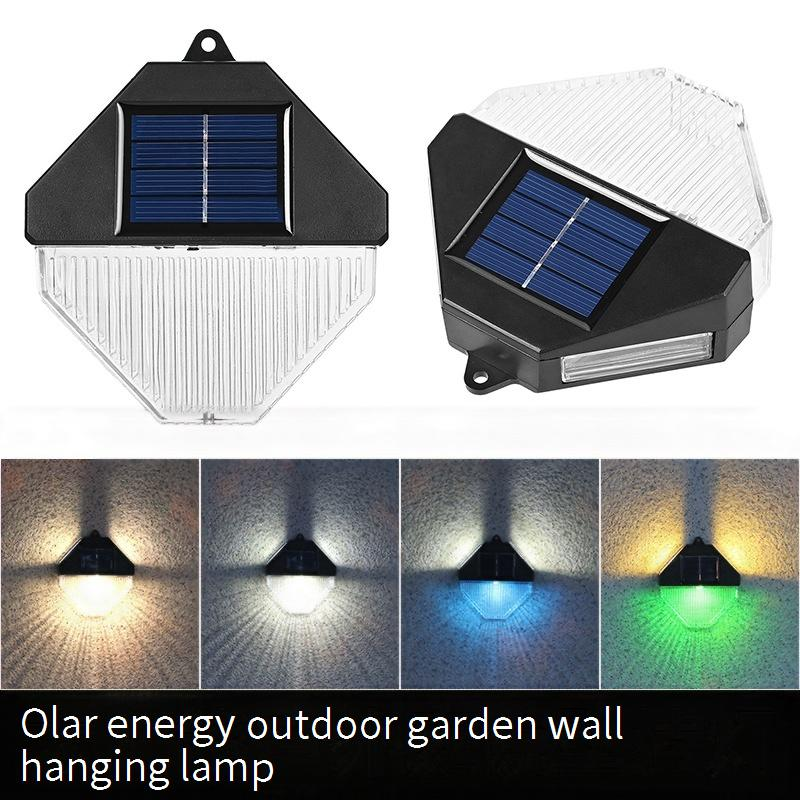 Solar Wall Lights Outdoor, Waterproof LED Garden Lights With Motion Sensor, Solar Powered Pathway Lights For Yard, Patio, And Walkway_voghion.com