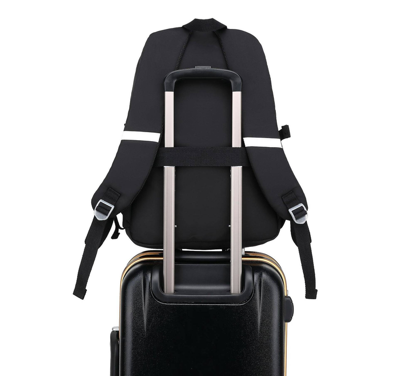 Mochila ligera para la escuela y viajes: tela Oxford impermeable con compartimentos espaciosos, correas de hombro ergonómicas, divertida y elegante._voghion.com