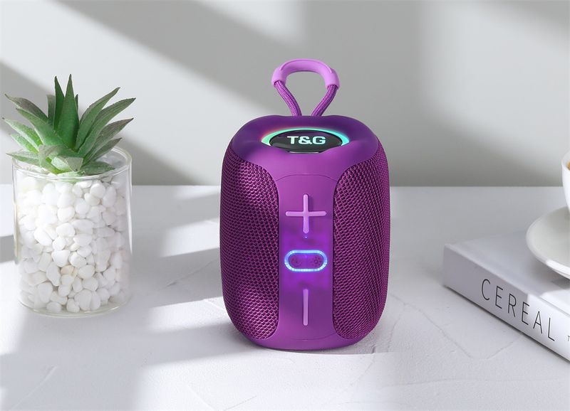 TG658 Bluetooth Tragbarer Outdoor-Handheld-Mini-Lautsprecher TWS mit Licht Neues kreatives Geschenk_voghion.com