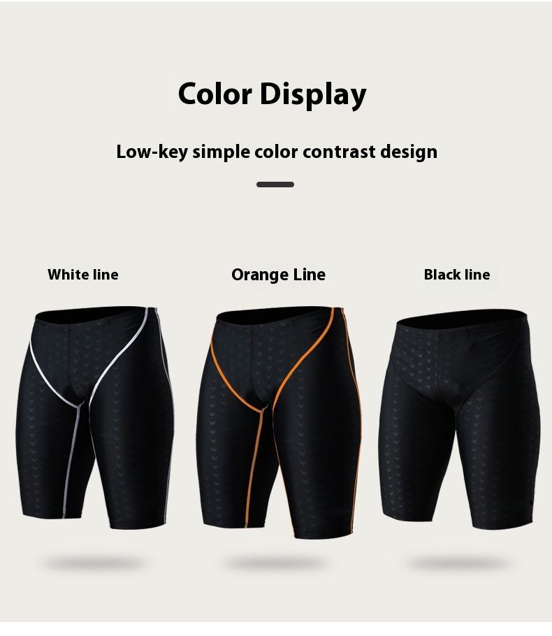 Quick drying 5-point swimsuit, pants, men's anti awkwardness large flat angle new swimming equipment set_voghion.com