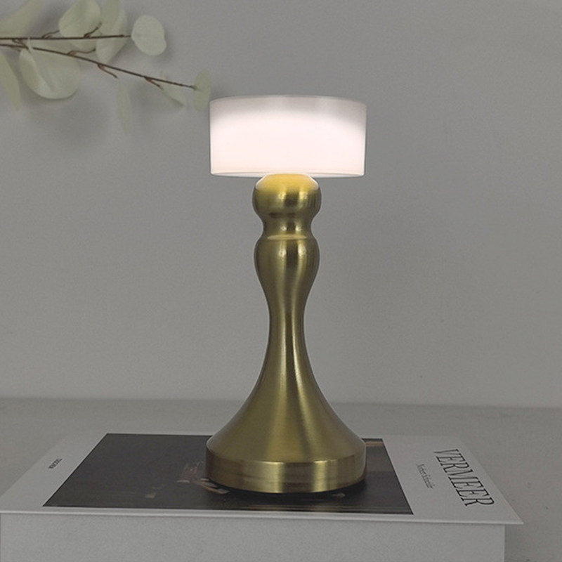 Candeeiro de mesa de bar recarregável quarto cabeceira luz noturna toque criativo LED luz de mesa_voghion.com