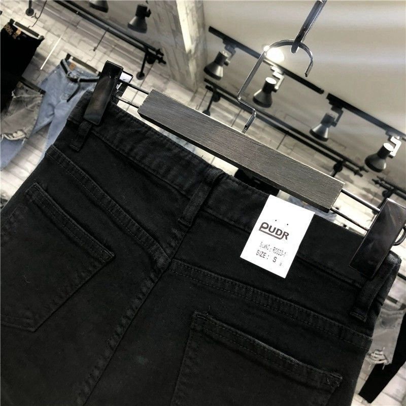 Pantalons de cyclisme pour femmes, célèbres sur Internet, nouveau short amincissant taille haute noir, serré et élastique, été 2024_voghion.com