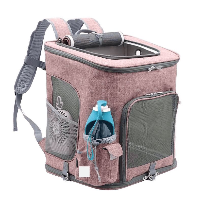 Faltbare Träger Kleine Hund Outdoor Tasche Katze Tragbare Haustier Rucksack Für Katzen_voghion.com