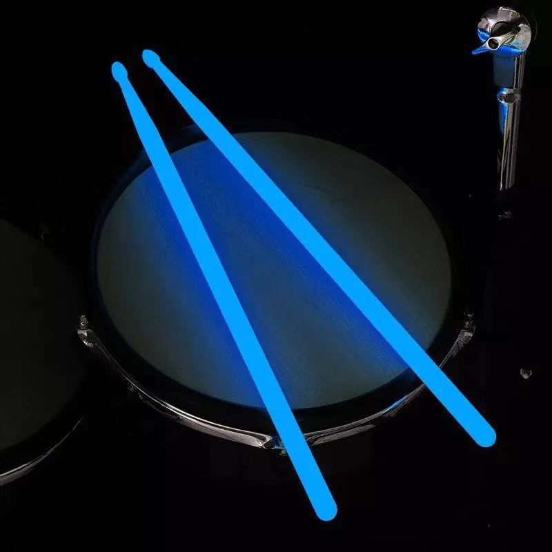 5a fluoreszierender Drumstick Leuchttrommelstick Drumkit Leuchttrommelstick Jazz Stage Performance Nylon Leuchttrommelstick_voghion.com