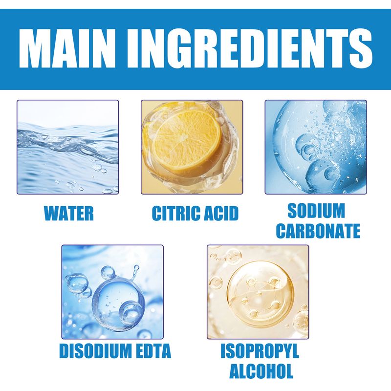 HOMONTH Iron Powder Remover, Decontamination Refurbishing Spray For Metal Parts Of Bicycle Wheels_voghion.com