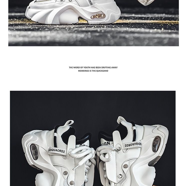 Fritidsidrottsskor för män Tennisarbete Promenadskor Träning Chunky Fashion Sneakers för män_voghion.com