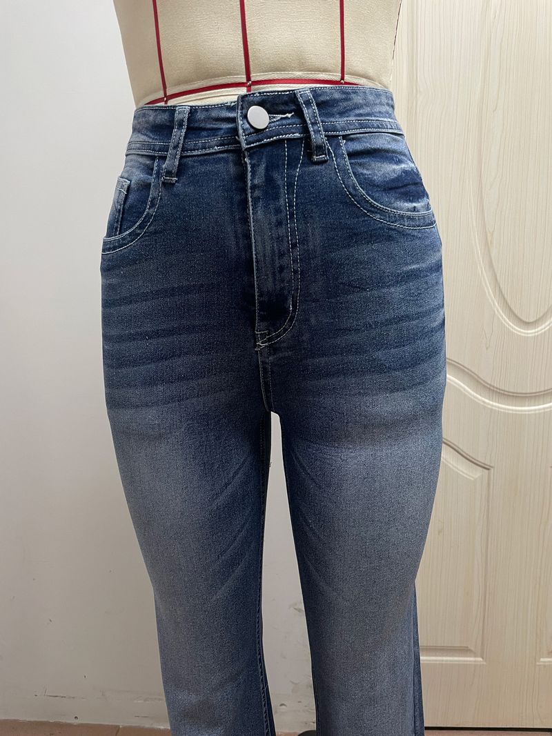 Sieviešu apģērbu piegāde, jaunas modes elastīgas, šauras džinsi, šauras bikses_voghion.com