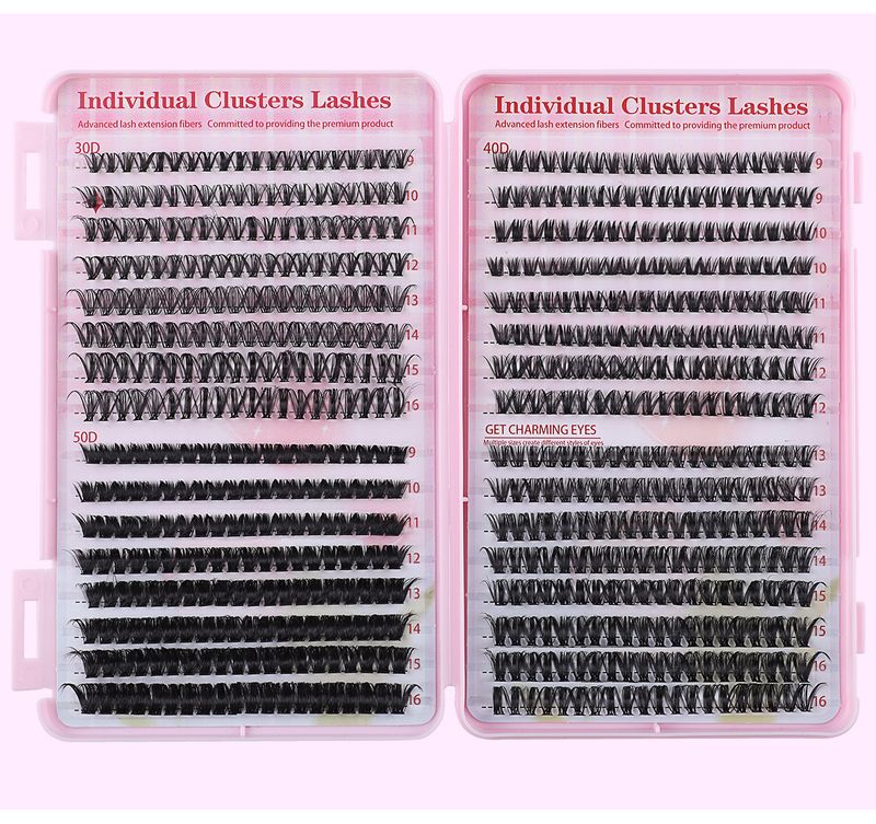 Beauty Health Diy Single Cluster Large Capacity Eyelash Book False Eyelash 640 Cluster Hair Eyelash_voghion.com
