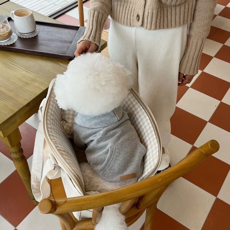 Autumn Winter Hooded Versatile Fleece Sweatshirt Teddy Pomeranian Bichon Schnauzer Pet Cat Small Dog Clothes_voghion.com