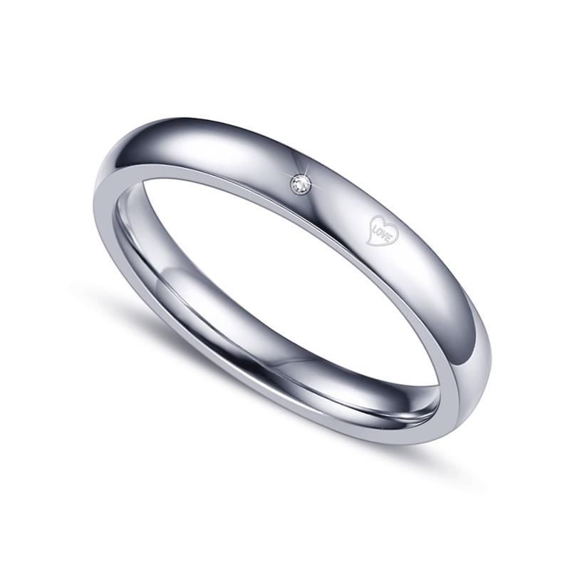 Simple lovers love pair Qixi Valentine's Day gift simple end ring can_voghion.com