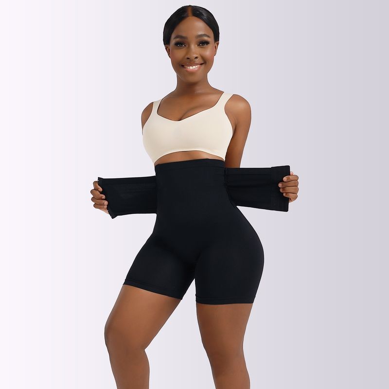 Pantaloni modellanti per la pancia a vita alta da donna, pantaloni modellanti per la pancia con bottoni in vita, pantaloni modellanti per i glutei, biancheria intima modellante per la pancia_voghion.com