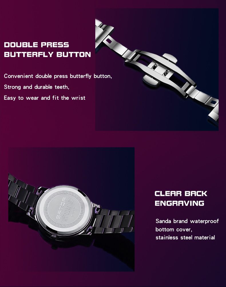 Orologio scheletrato rotante da uomo con cinturino in vera pelle/acciaio inossidabile, movimento al quarzo impermeabile per uno stile casual e sportivo_voghion.com