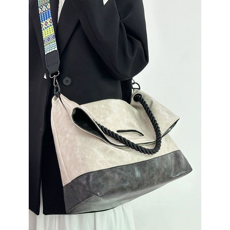 Nuova borsa a tracolla da donna, borsa tote di grande capacità, borsa a tracolla larga da donna, borsa ascellare versatile di alta qualità_voghion.com