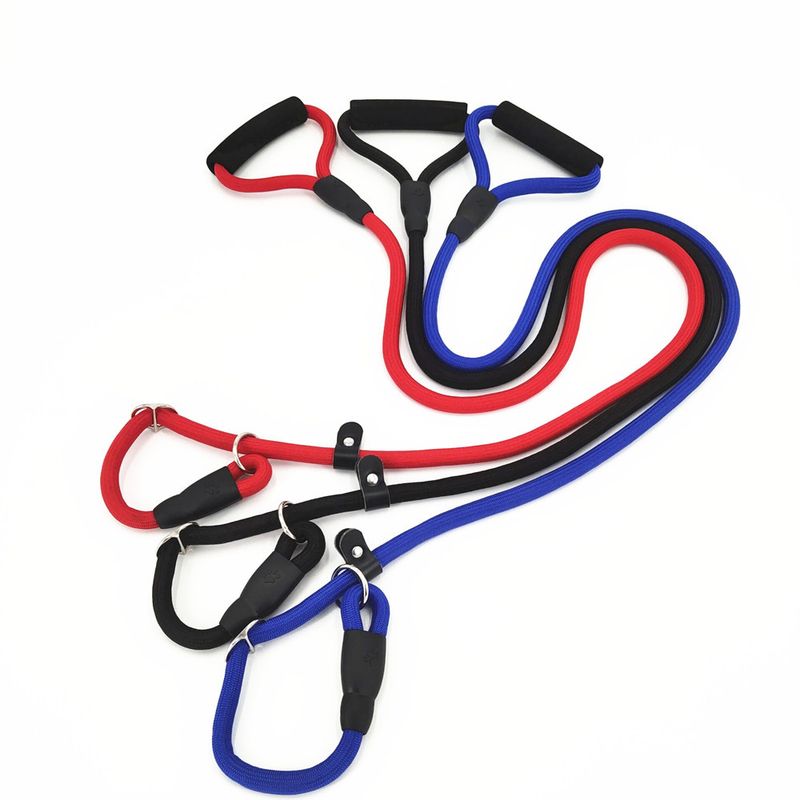 Race Rope Anti-Pinch Hand P Chain Integrated Pet Dog Leash_voghion.com