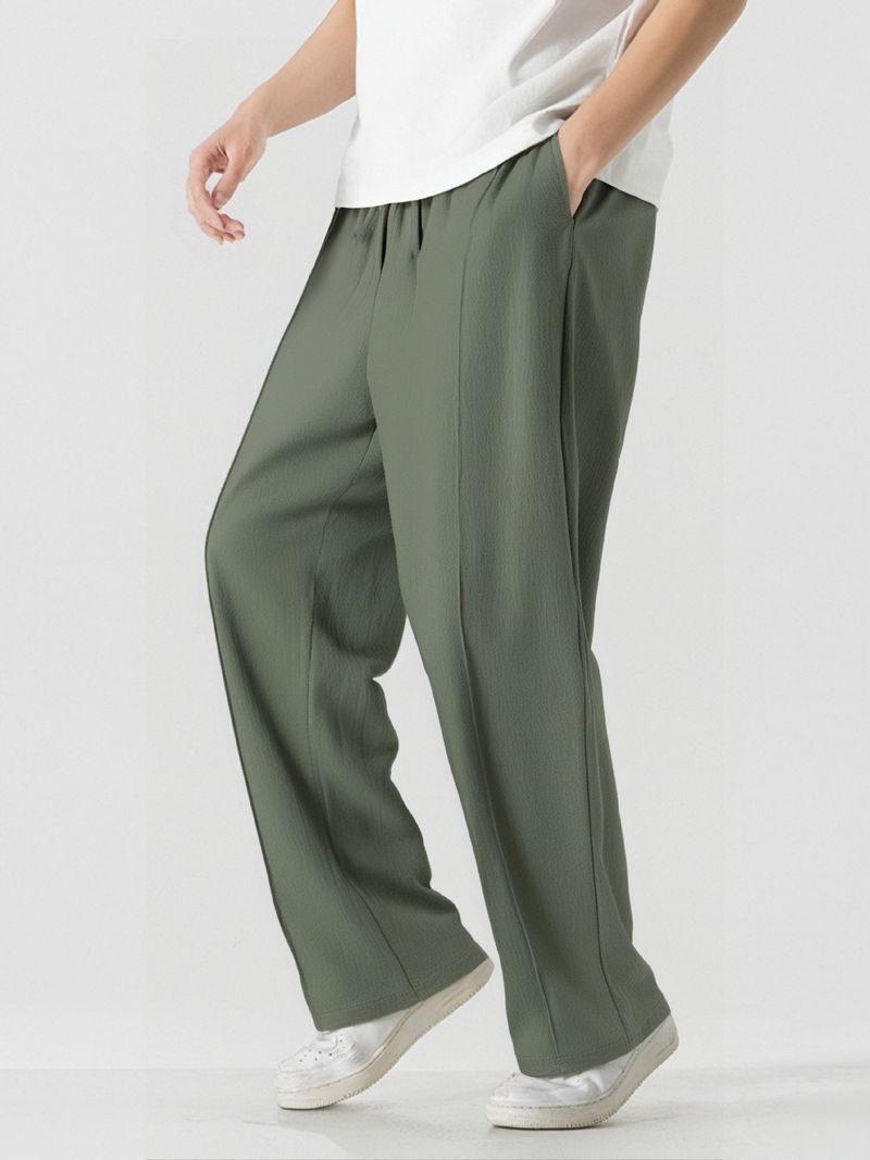 Lässige Herrenhose aus Leinenmischung – gerades Bein, entspannte Passform, atmungsaktiv und leicht für den Alltag (S-XXXL, 8 Farben)_voghion.com