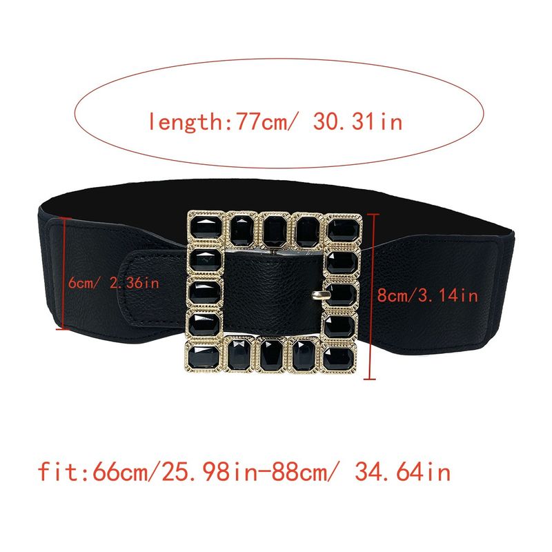【】 Damengürtel, modisch, breit, für Kleider, hochwertiger Bund, eingelegt_voghion.com