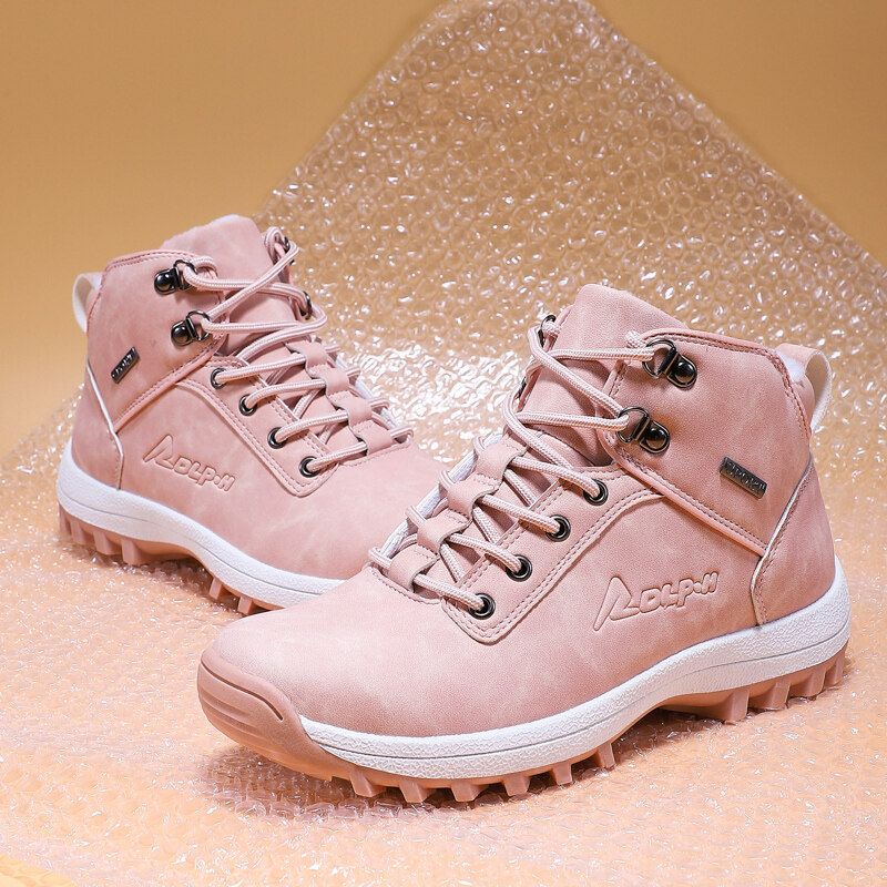 Scarpe comode da donna per l'autunno e l'inverno, alla moda all'aperto, antiscivolo, impermeabili, resistenti all'usura_voghion.com