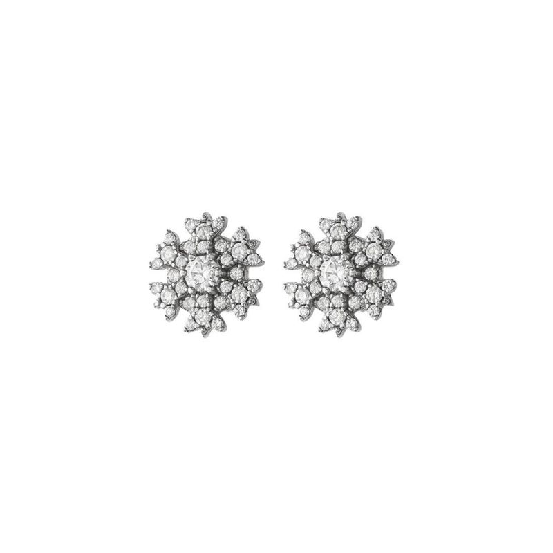 White & Gray Zircon Magnetic Clip-On Earrings – Hip Hop Style Inspired By Neymar & Ronaldo, No Piercing Required_voghion.com