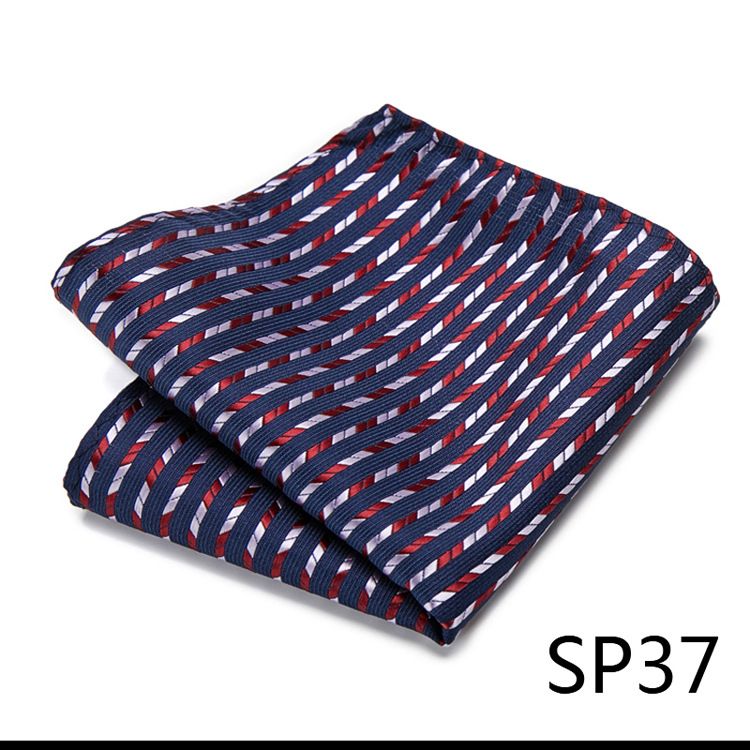 Heren Brits patroon effen kleur polyester zijden vierkante sjaal bruiloft pak zakdoek overhemd klaar op voorraad_voghion.com