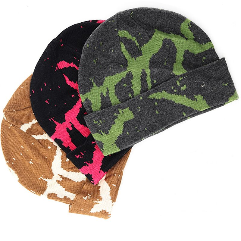 Modieuze herfst-winter heren- en dames warme en koude reitant wollen muts, outdoor fiets casual gebreide trui_voghion.com