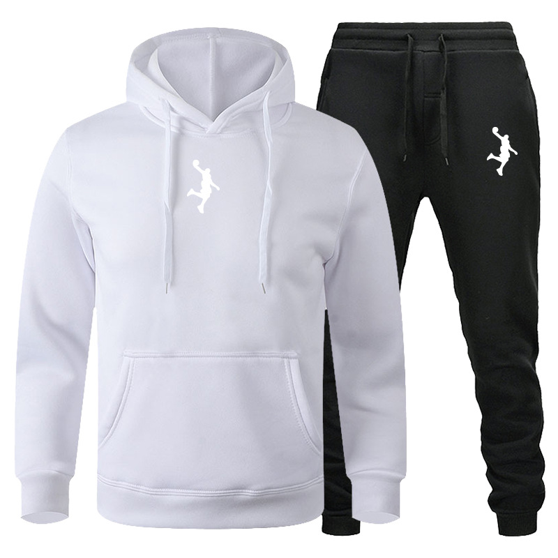 Ensemble de pulls pour hommes, vêtements de sport décontractés, ensemble de pulls pour couple à manches longues automne et hiver, ensemble de pantalons de salle de bain deux pièces_voghion.com