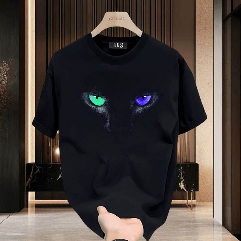 Miesten vaatteet Cool Yksinkertainen T-paita Puolihihainen Lyhythihainen T-paita_voghion.com