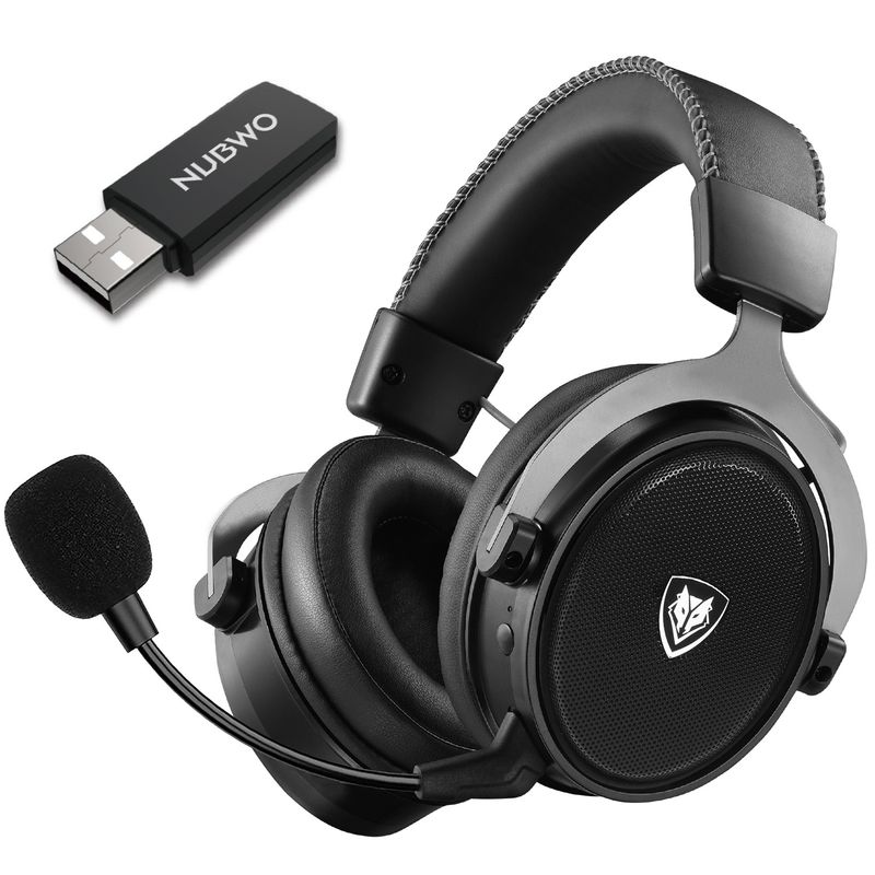 G07 Wireless Gaming Headset With Noise Cancellation, 2.4G/Bluetooth Dual Mode, 50mm Drivers, Soft Protein Leather Earpads For PC/PS5/Mobile_voghion.com