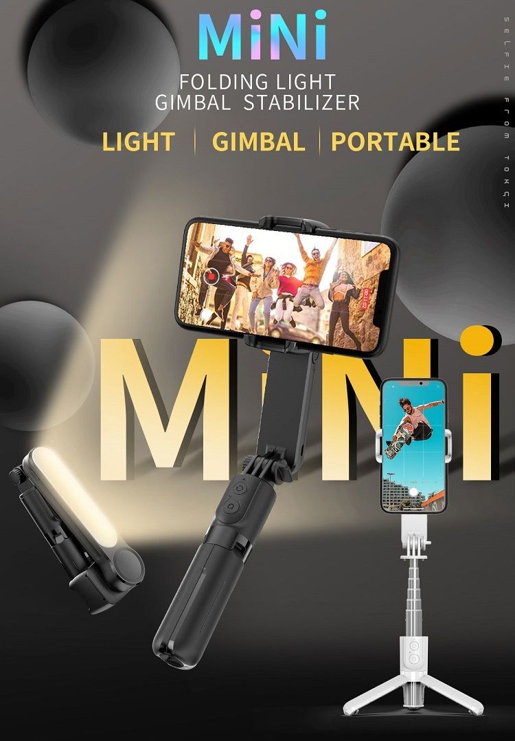 Musiikkifestivaali Amazlife Uusi L09 Kädessä pidettävä Älykäs Kuvaus Gimbal Puhelimen Videovakain Selfie-tikkujalustalla_voghion.com