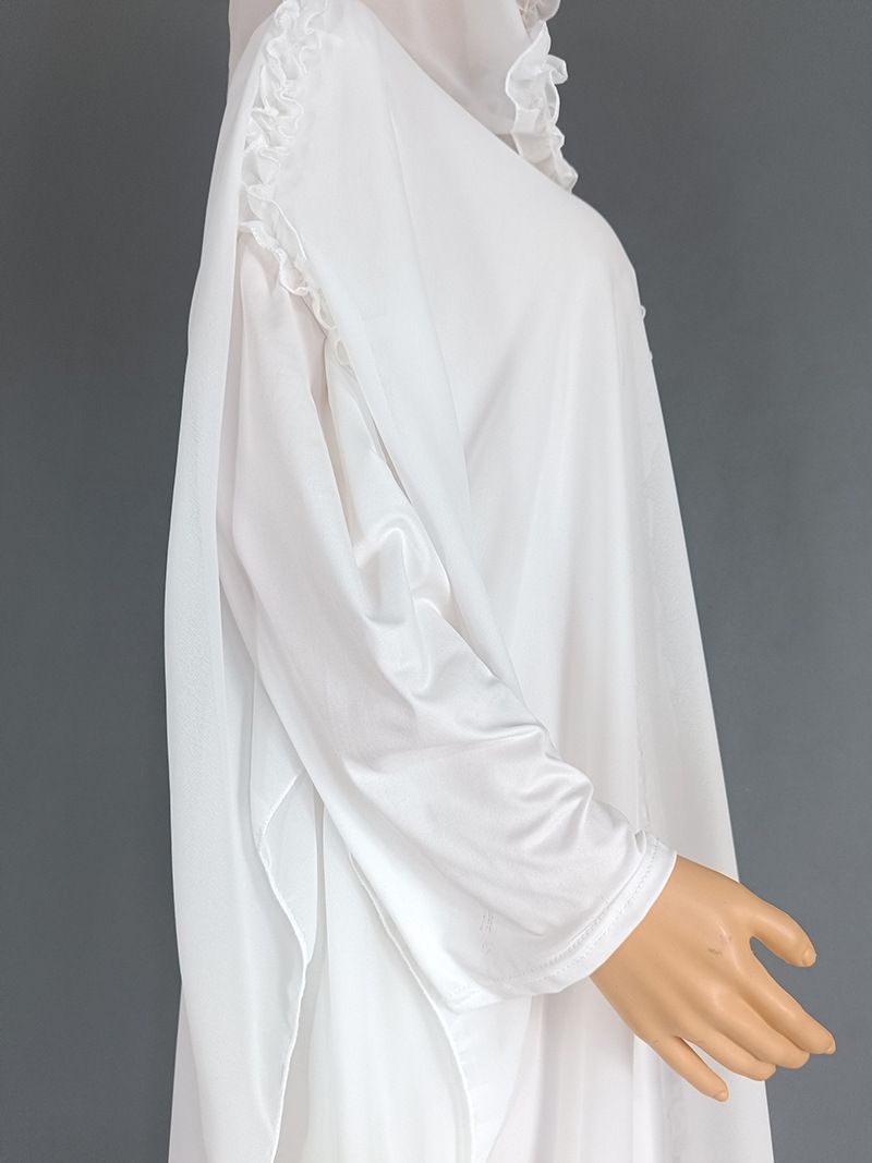 Dameskleding Capuchon Sjaal Lange Jurk Turkse Cardigan Robe_voghion.com