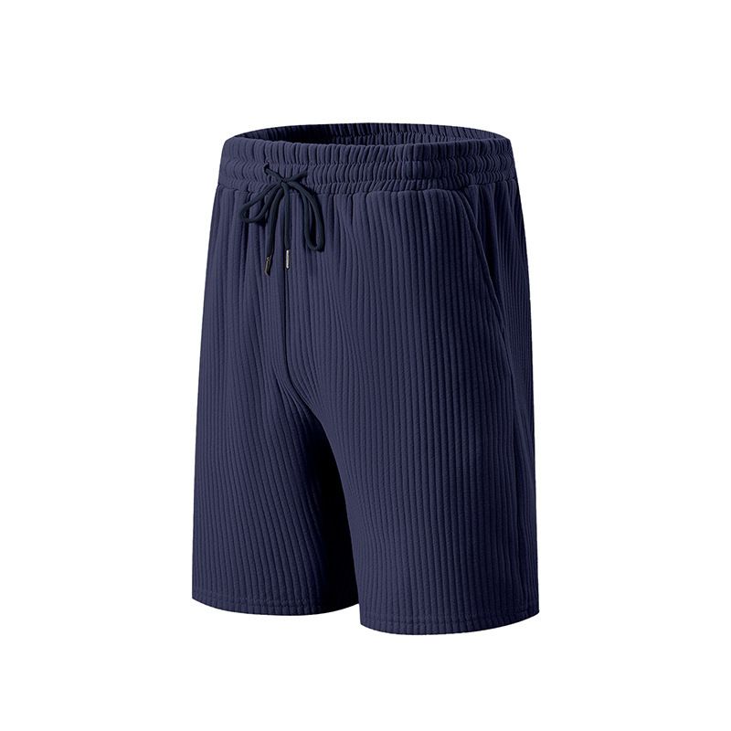 Vêtements pour hommes, short d'été léger et luxueux en jacquard double ligne, style décontracté, sport, ample, tendance, pour la plage_voghion.com